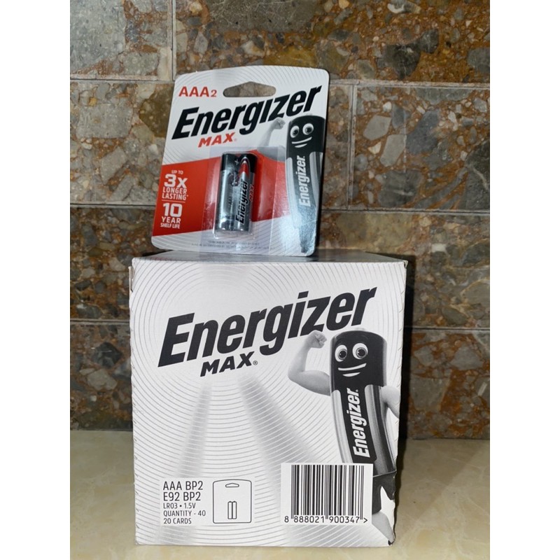 Pin Đũa AAA Energizer Max 1.5V (Nhập khẩu Singapore)[Chính Hãng 100%]