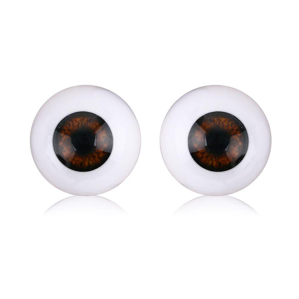Bóng Mắt Đồ Chơi 20mm 22mm 24mm Màu Xanh Dương / Nâu / Đen Vui Nhộn Dành Cho Bé