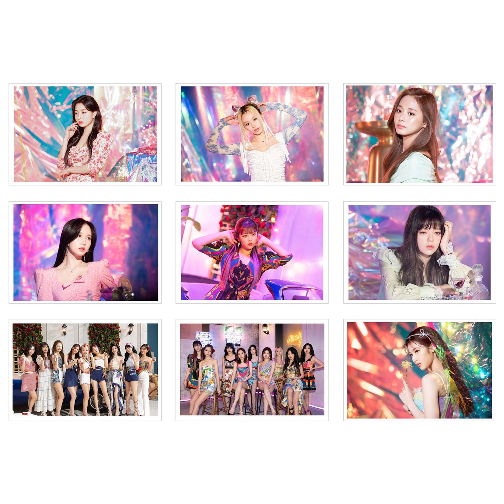 [Ép Lụa] Lomo Card 63 Ảnh TWICE - TASTE OF LOVE Jacket Shooting