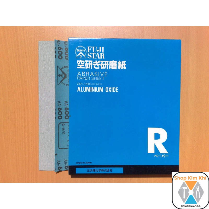 Giấy Nhám Khô Nhật Bản, Ráp Khô Thô Mịn 120-180-220-240-320-400-600-800-1000