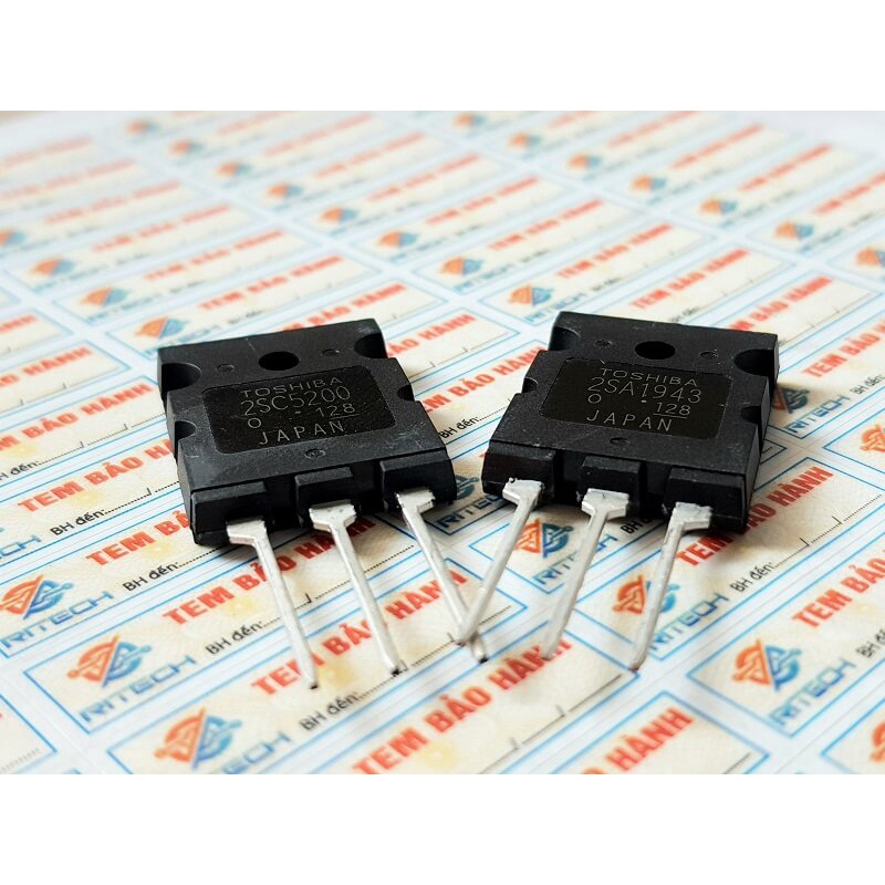 Combo 2 cặp 2SC5200, 2SA1943 Cặp transistor 15A 230V TO-3PL