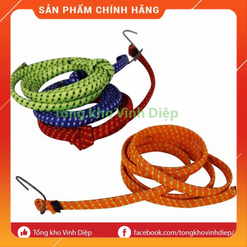 Dây chun chằng hàng có móc - Dây chun cao su quấn chở hàng - Dây chun buộc đồ 1m8