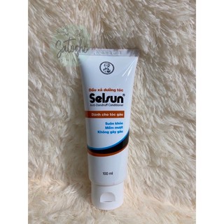 Bộ sản phẩm chống gàu Selsun (Dầu gội chống gàu Selsun 100ml + Dầu xã dưỡng tóc Selsun 100ml)