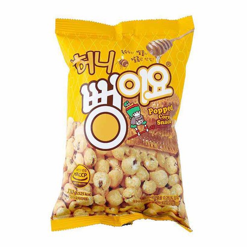 [Combo 10 gói 110g] Bắp rang vị mật ong và phomai Hàn Quốc, snack bim bim bỏng ngô