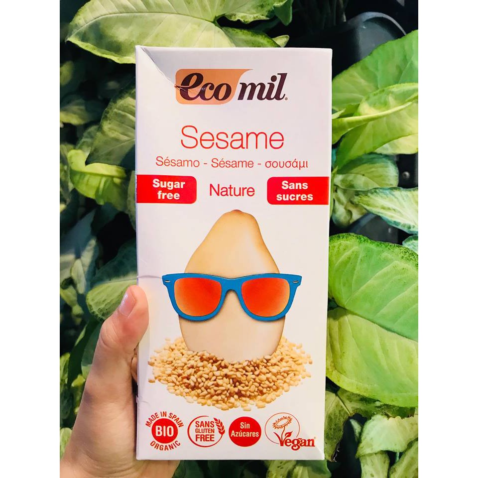 Nước mè đen hữu cơ ECOMIL 1L