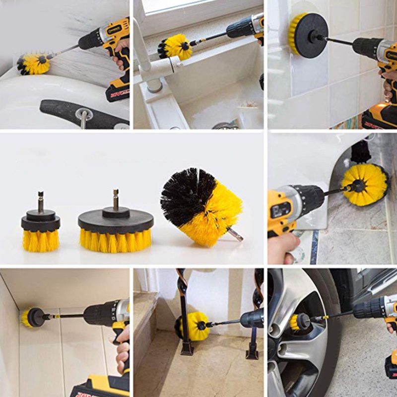 Bộ 13 Bàn Chải Gắn Máy Khoan Làm Sạch Tiện Dụng