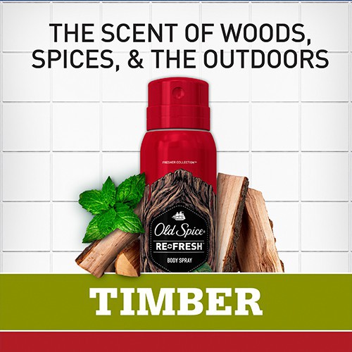 [USA] Xịt nước hoa toàn thân nam Old Spice 106g Wolfthorn | Fiji | Timber | Bearglove 150ml - Mỹ