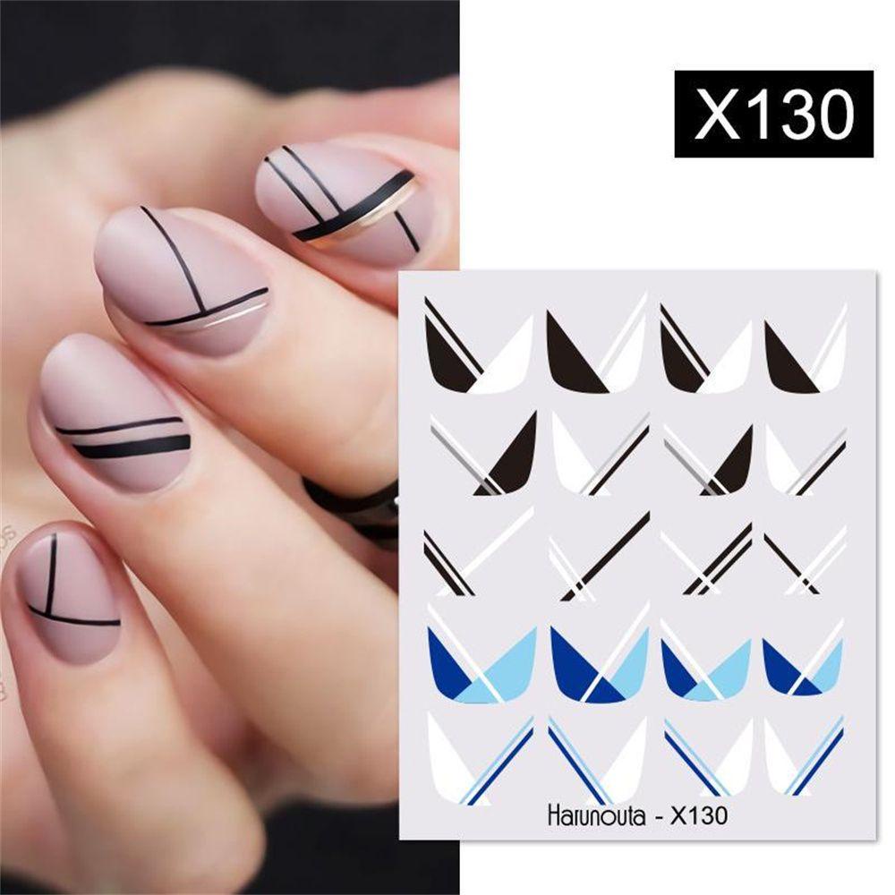Miếng Dán Trang Trí Móng Tay Họa Tiết Hoa Lá Xinh Xắn