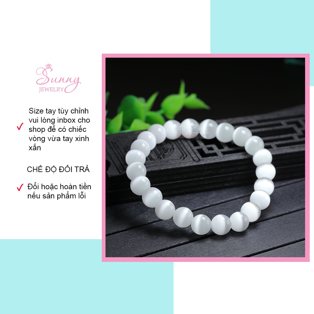 Vòng Phong Thủy Cho Nữ A013, Vòng Tay Cho Người Hợp Mệnh Thủy, Mệnh Mộc - Sunny Jewelry