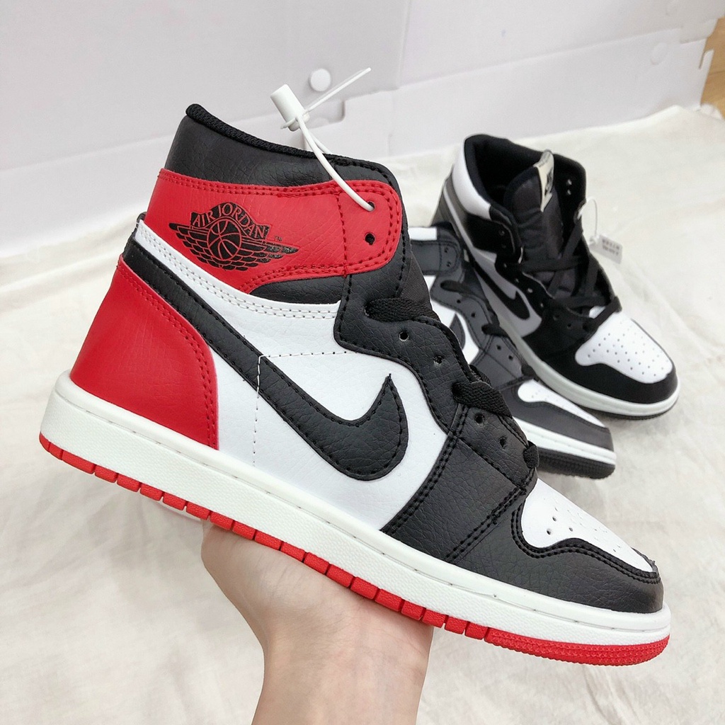 Giày jordan 1 cổ cao panda màu đen Trắng,Giày thể thao Jordan 1 High Twist ( Panda ) Đen Trắng