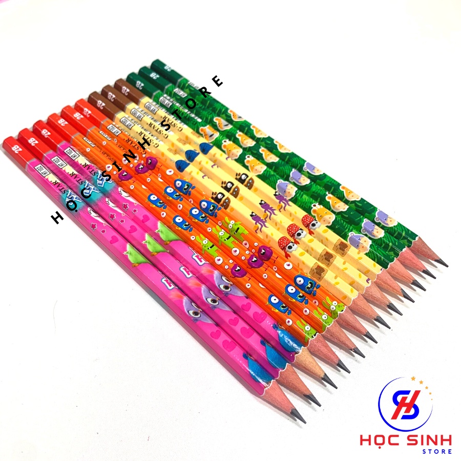 Hộp 12 Cây Bút Chì Gỗ 2B Gstar HT 102