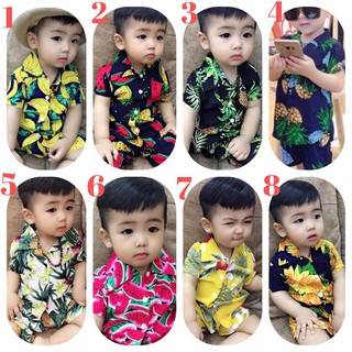 Bộ Lanh Hoa Quả Cho Bé (Size từ 10-22kg)(SP001146 )