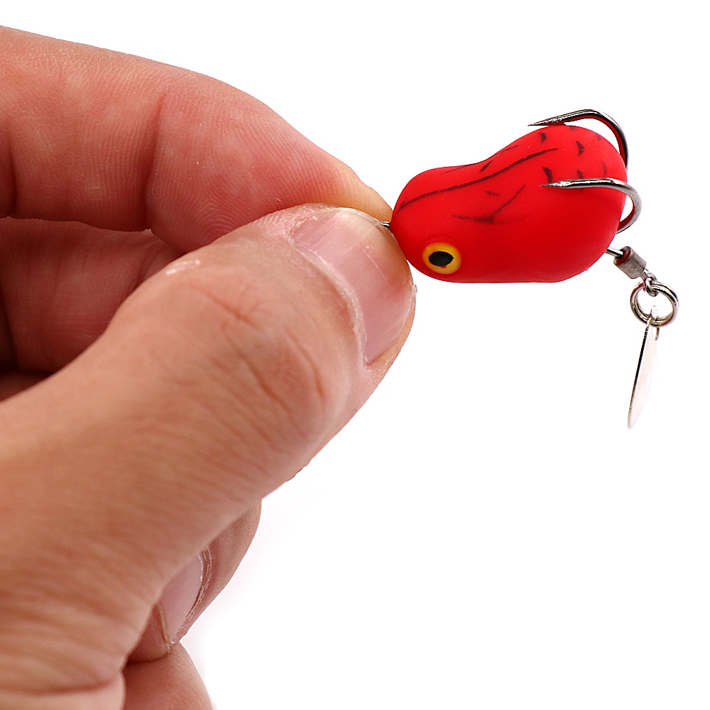 mồi giả Mồi Câu Cá Giả Hình Con Ếch 2.5cm/3.2g  Super Frog Lure Mồi giả câu cá lóc