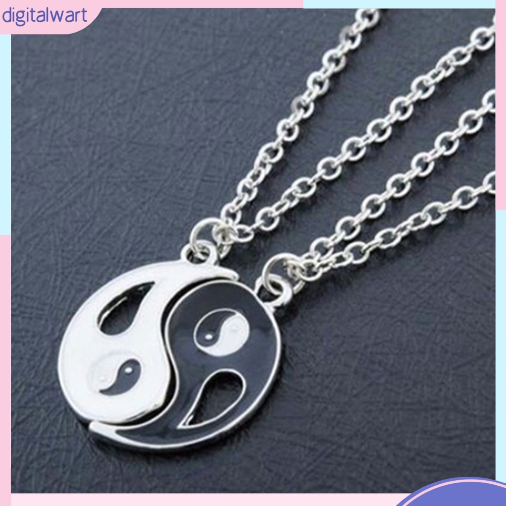 Set 2 Dây Chuyền Âm Dương Độc Đáo Dành Cho Chị Em Gái