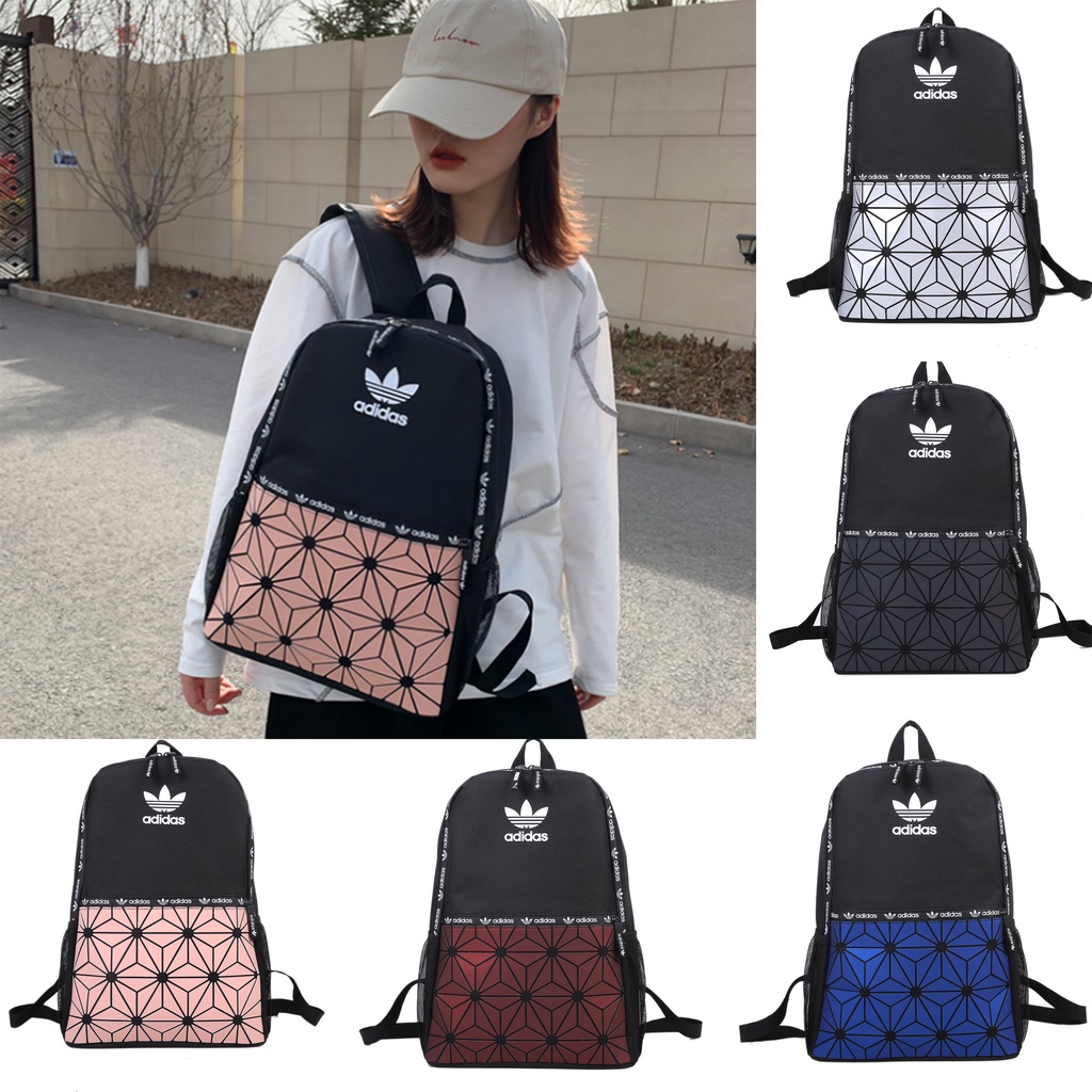 Ba lô học sinh Adidas họa tiết kim cương 3D