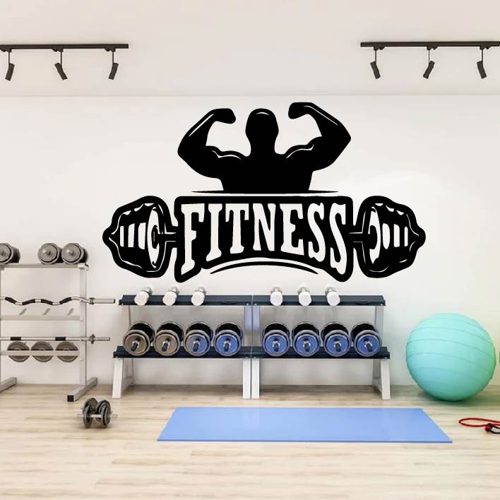 Decal Trang trí, tạo động lực trong Phòng GYM, thu hút khách hàng, tăng tính thẩm mỹ P1