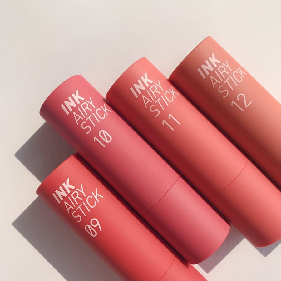 Son lỳ Peripera Ink Airy Stick Màu 09,10,11,12 thỏi son lên màu mịn lì và mềm môi - HanZy Store