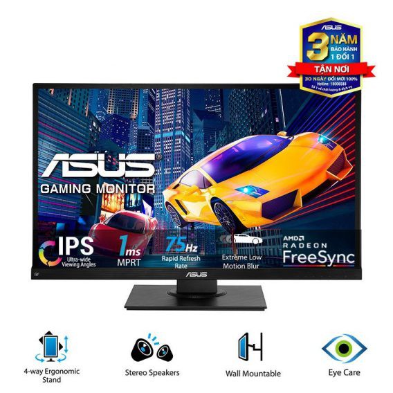 Màn hình máy tính Asus VP279QGL 27 inch FHD IPS 75Hz Gaming Hàng Chính Hãng New 100%