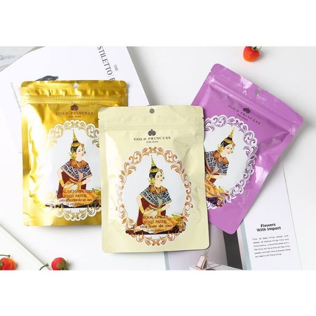 [Chính Hãng Thái Lan] Miếng Dán Thải Độc Gold Princess