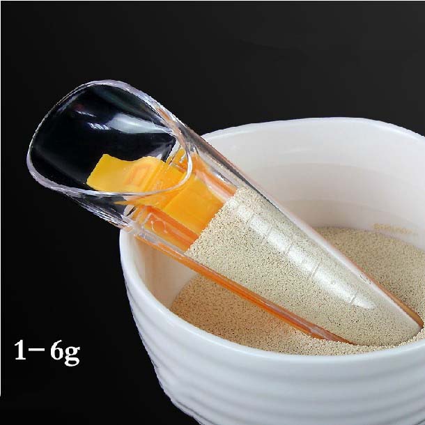 Cốc đo lường có kẹp miệng túi tiện dụng cho nhà bếp