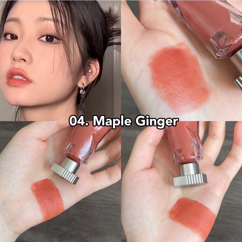 Son kakashow velvet thiết kế dạng tuýp kem lì bảng màu hotgirl 6 màu mewlig