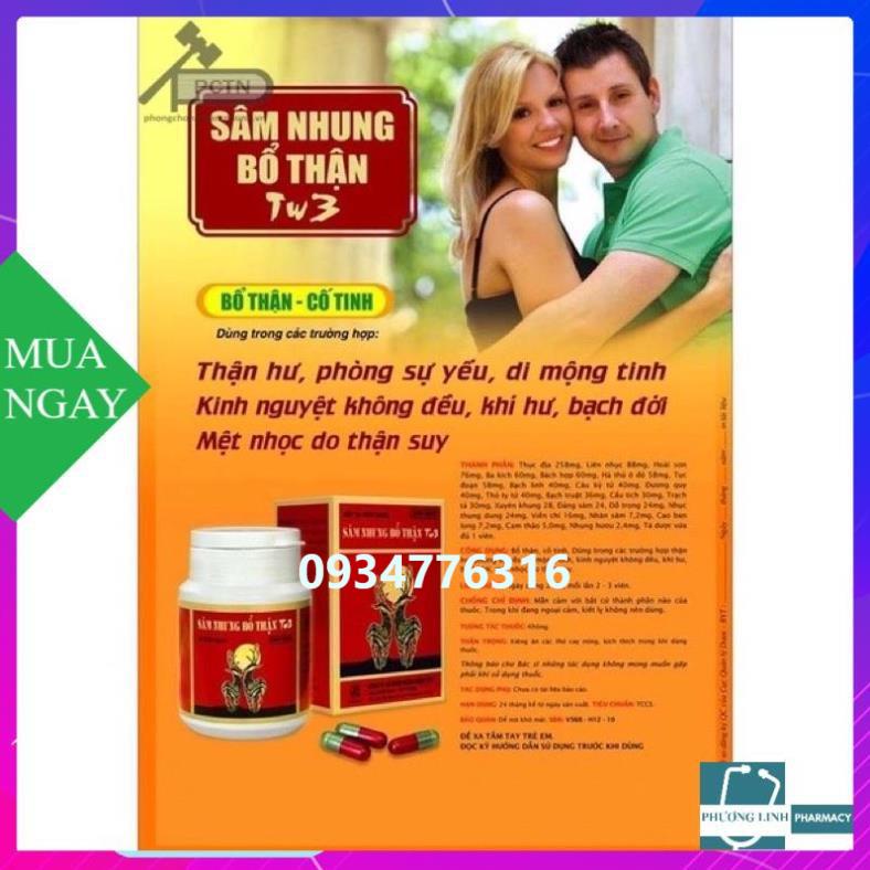 SÂM NHUNG BỔ THẬN TW3