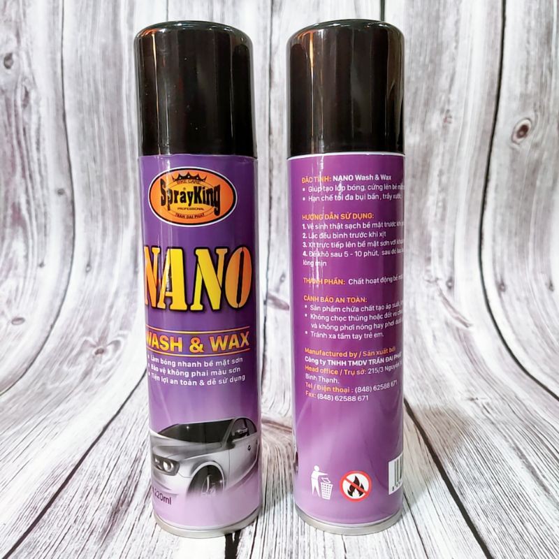 Chai Xịt bóng dàn áo phủ nano ,bảo vệ dàn áo Sprayking