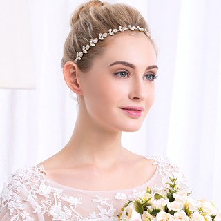 Dây cài tóc cô dâu đính đá pha lê thời trang
