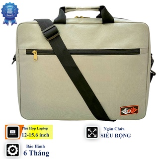 Túi Cặp Văn Phòng Dành ChoLaptop Từ 12 Đến 15.6 inch Màu Xám Tinh Tế Giá Tốt