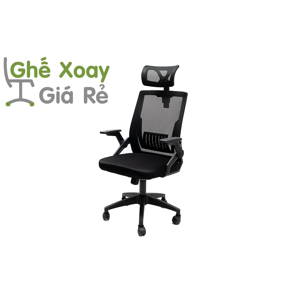 Ghế Văn Phòng Công Thái Học JS-873 có tựa đầu tựa lưng giá rẻ