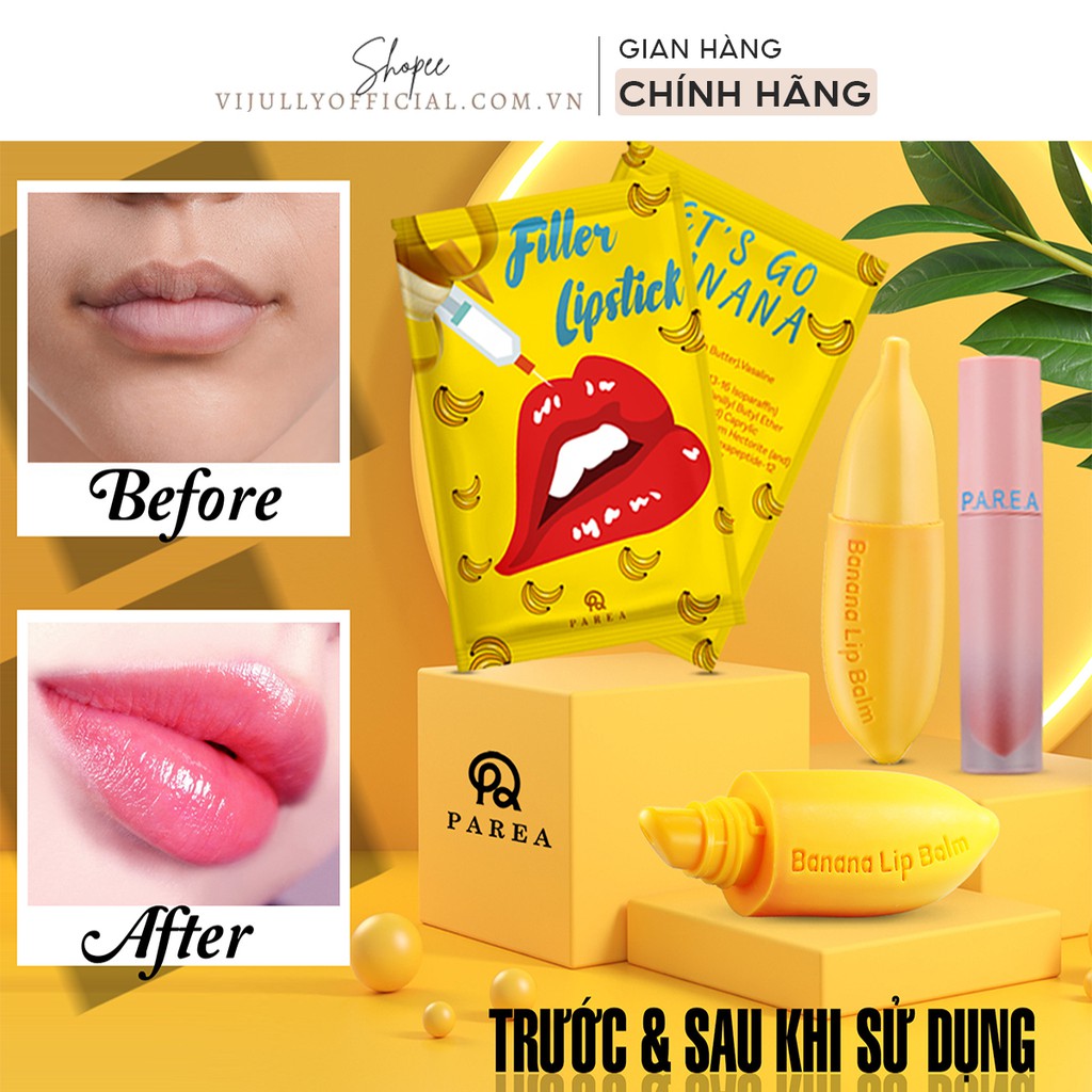 Son khử thâm môi Filler Lipstick Let’s Go Banana dưỡng môi căng bóng