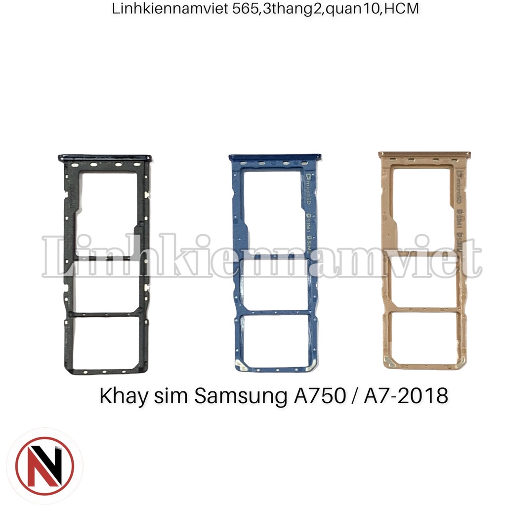 Khay sim Samsung A750 / Samsung A7 2018