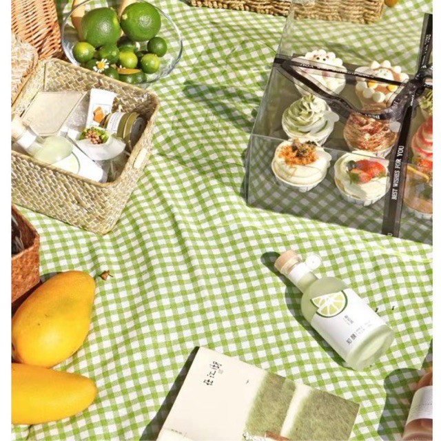 Thảm picnic dã ngoại, khăn trải bàn, vải chụp ảnh đa năng - Décor nhà Sò