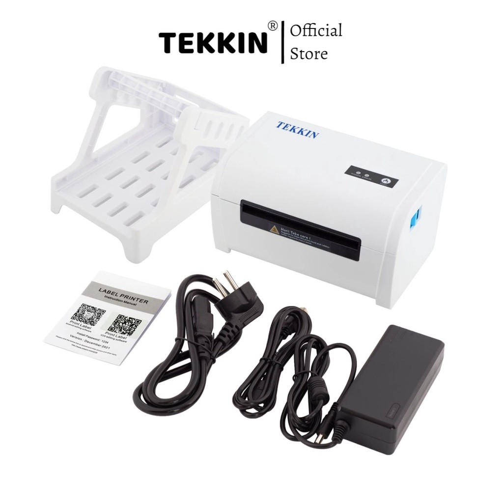 Máy in nhiệt TEKKIN TI68 in đơn hàng tmđt shopee bảo hành 12 tháng hàng chính hãng