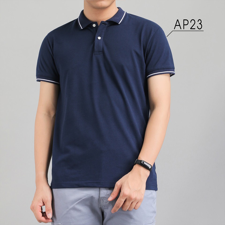 Áo thun cổ trụ polo , áo thun polo tay lỡ nhiều màu-TPL01