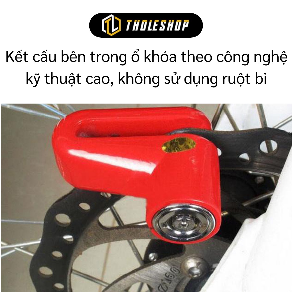 Ổ Khóa Xe Đạp - Khóa Phanh Đĩa Xe Máy, Xe Đạp Chống Trộm, Khả Năng Chịu Lực Cao 4686