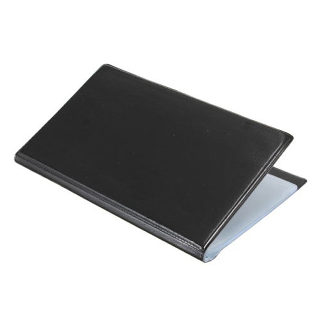 Leather Business Name Holder ID Credit Card Organizer 120 Cards