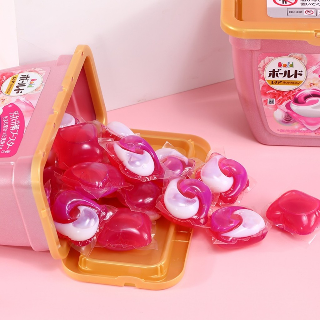 Hộp 18 viên giặt xả Gelball 3D Nhật Bản