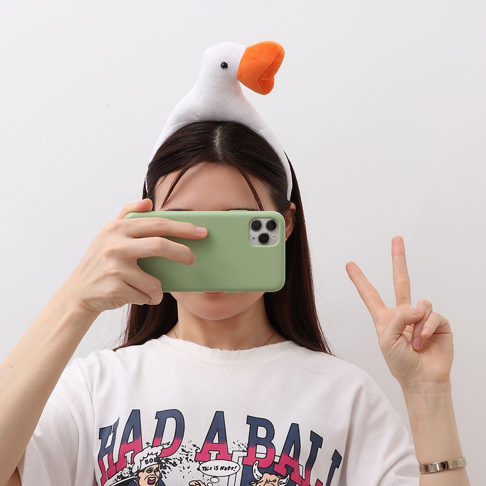 Băng Đô Cài Đầu Hình Vịt Hoạt Hình Dành Cho Rửa Mặt