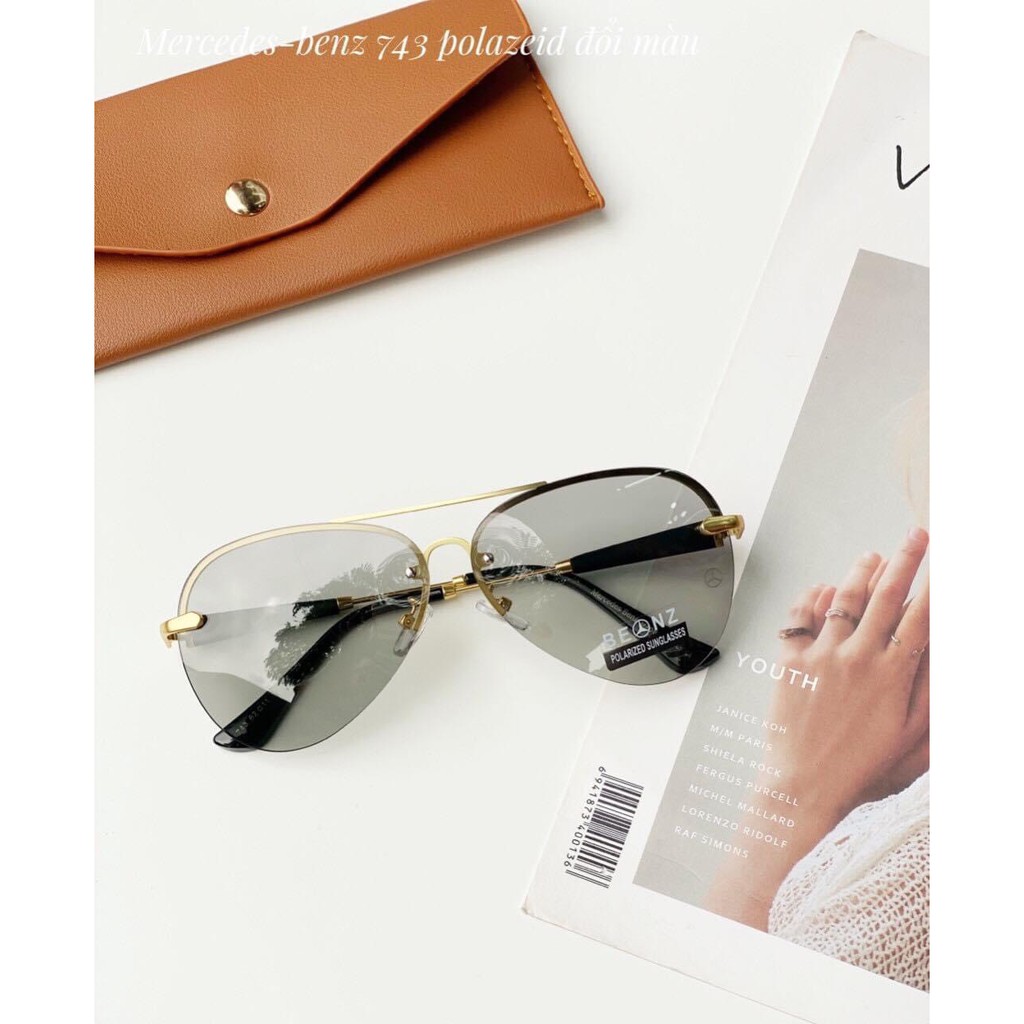 Kính Mát Thời Trang Nam Cao Cấp Đổi Màu Không Viền Pink Glasses Ms743 | BigBuy360 - bigbuy360.vn