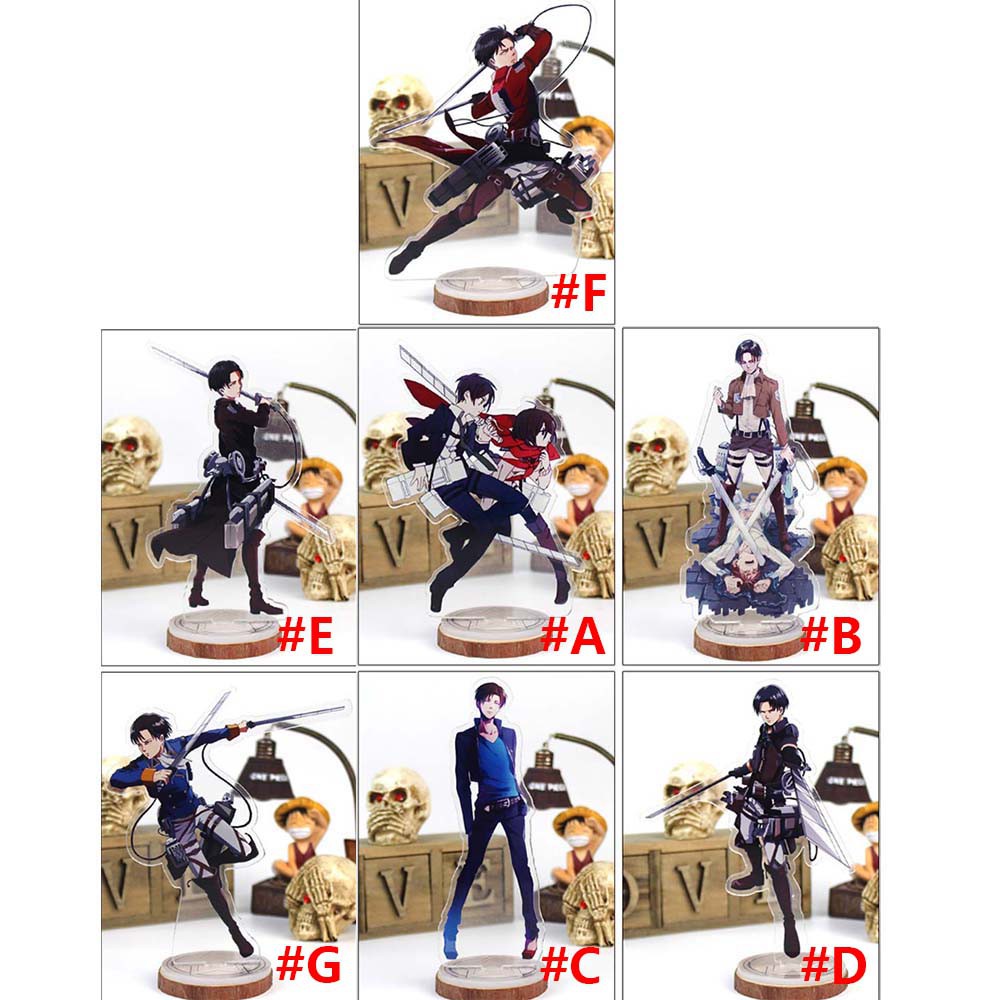 Thẻ Đứng EPOCH Phong Cách Mô Hình Nhân Vật Levi Ackerman Trong Attack On Titan Độc Đáo