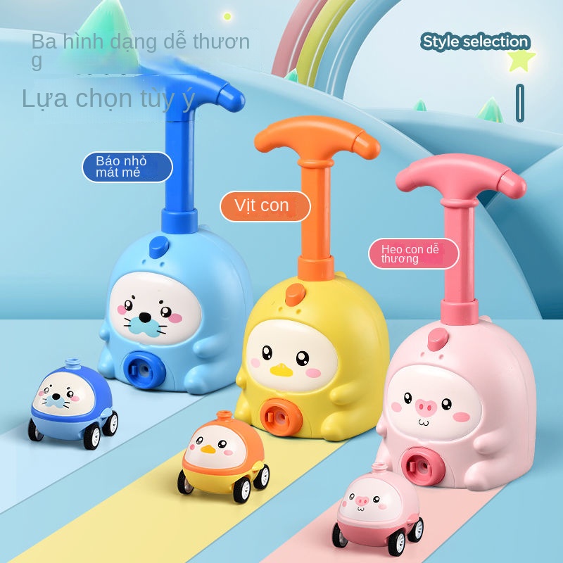 Xe đồ chơi bóng bay lợn con TTD385