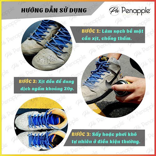 < Bán giá sỉ >Bình xịt nano  chống thấm nước cho giày sneaker 300ml tiện lợi