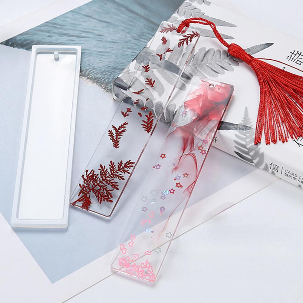 Khuôn Silicone Làm Thẻ Đánh Dấu Sách Trong Suốt