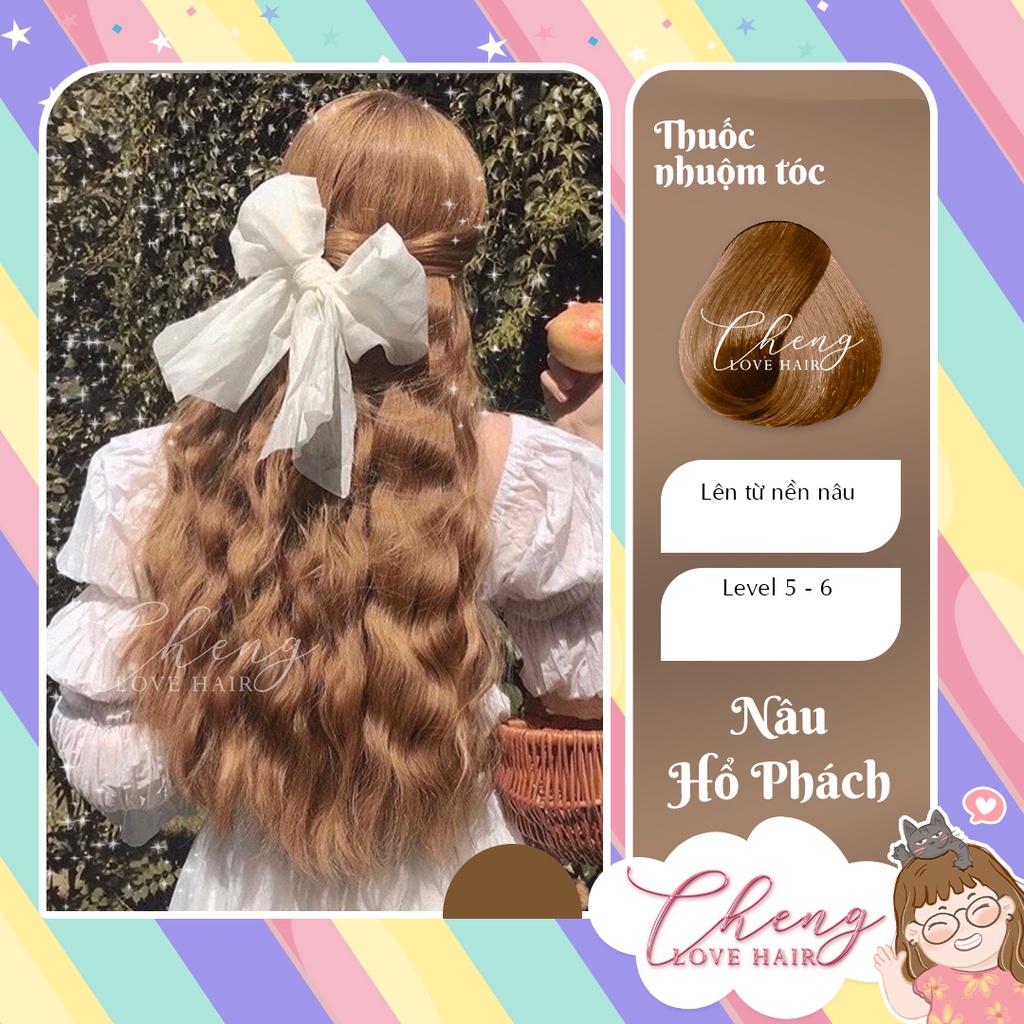 Thuốc nhuộm tóc màu NÂU HỔ PHÁCH không cần thuốc tẩy tóc | Chenglovehairs, Chenglovehair