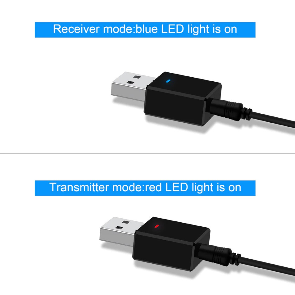 Mini Stereo Bluetooth AUX RCA USB 3.5mm Jack Audio Bluetooth 5.0 Wireless Adapter