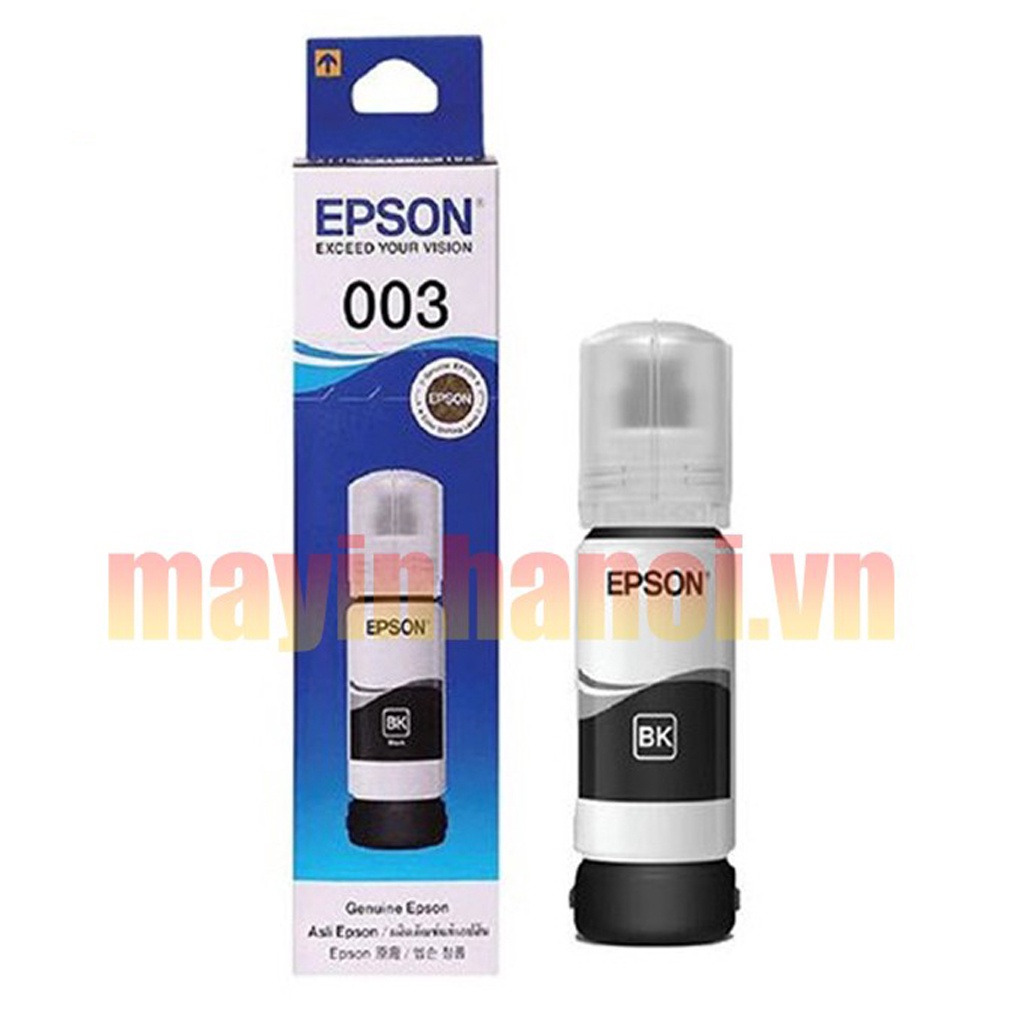 Hộp mực máy in 4 màu 003 Ecotank cho máy in Epson L1110/ L3110/ L3150/L4150/ L1110 hàng chính hãng bảo hành 12 tháng