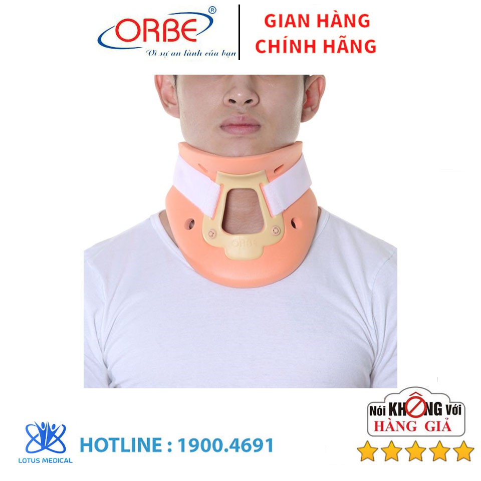 Nẹp cổ cứng ORBE – Nẹp cổ hỗ trợ, cố định cột sống cổ