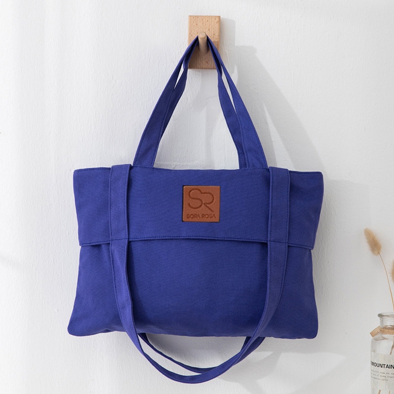 Túi Đeo Vai Vải canvas Kiểu Đơn Giản Phong Cách Nhật Bản Thời Trang Cho Nữ