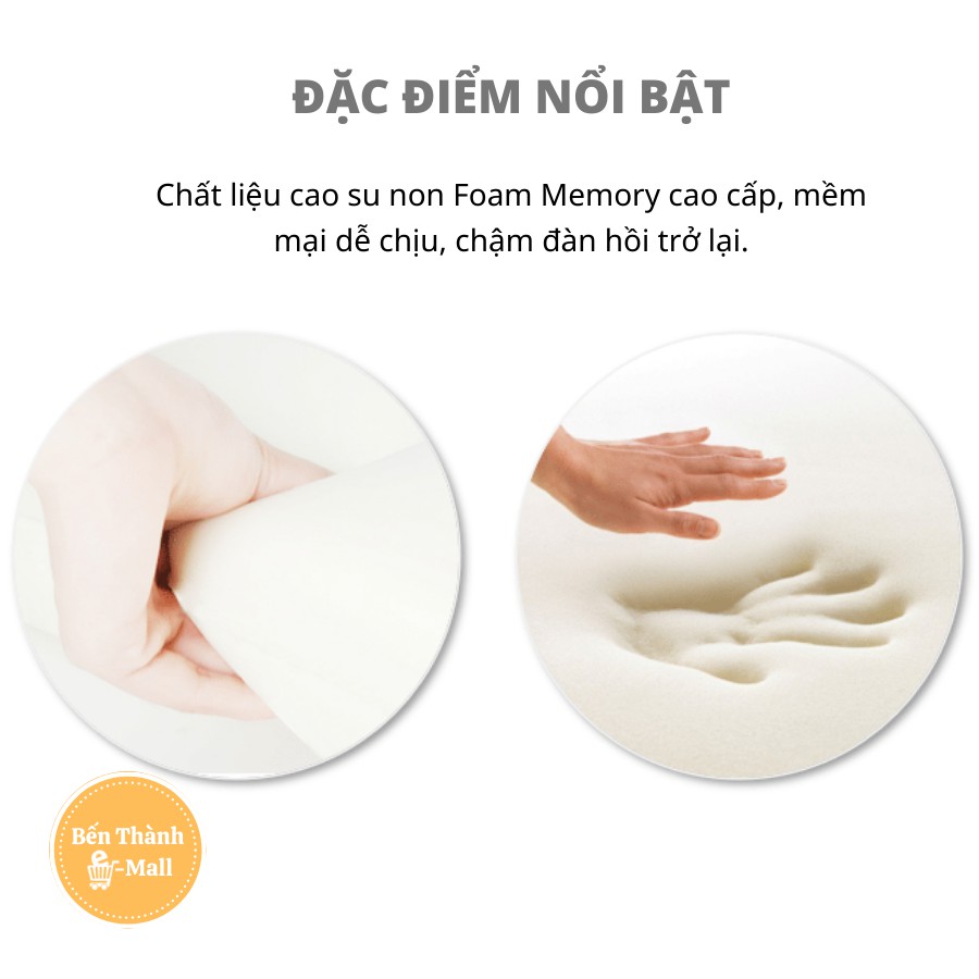 ✈️[Freeship] Gối ngủ nhanh Foam Memory FM501 [Chất liệu cao su non cao cấp]